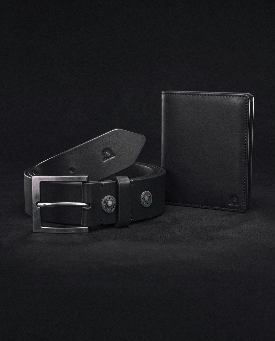 The Leather Set in Onyx