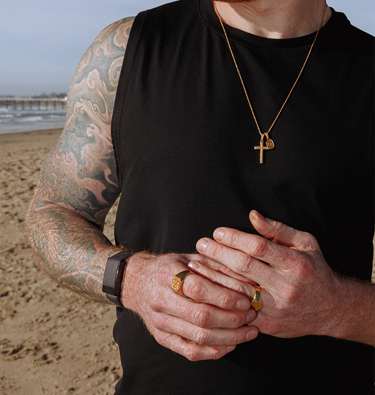 Pax Cross, Vermeil Gold