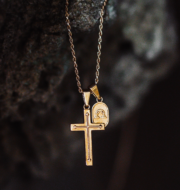 Pax Cross, Vermeil Gold